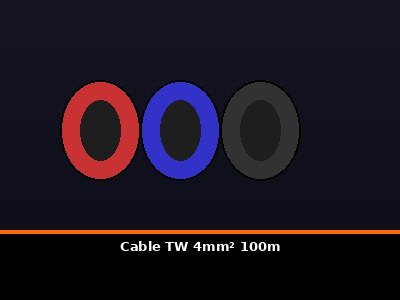 Cable TW 4mm² 100m