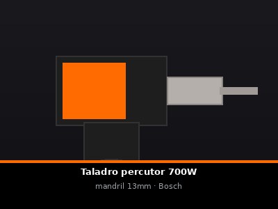 Taladro percutor 700W