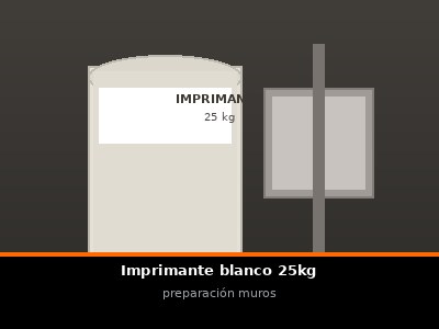 Imprimante blanco 25kg