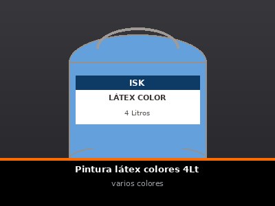 Látex colores 4Lt
