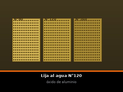 Lija al agua N°120