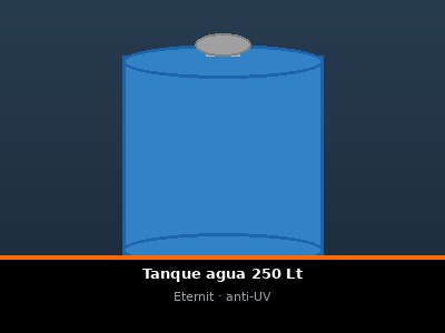 Tanque 250 Lt Eternit